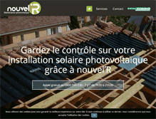 Tablet Screenshot of nouvelr-energie.com